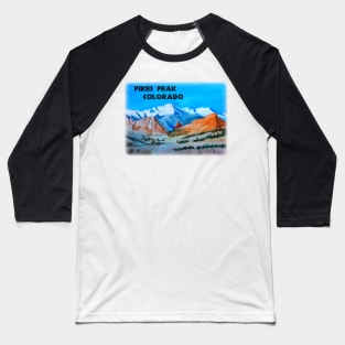 Pikes Peak Colorado Baseball T-Shirt